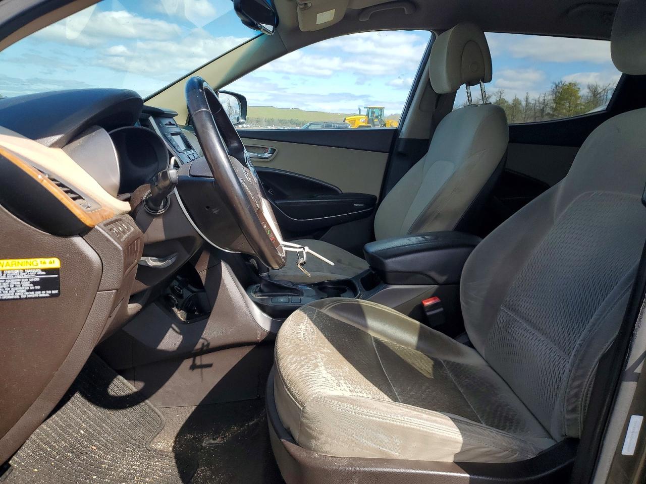 2013 Hyundai Santa Fe Sport 2.4l Gray vin: 5XYZU3LB2DG053664