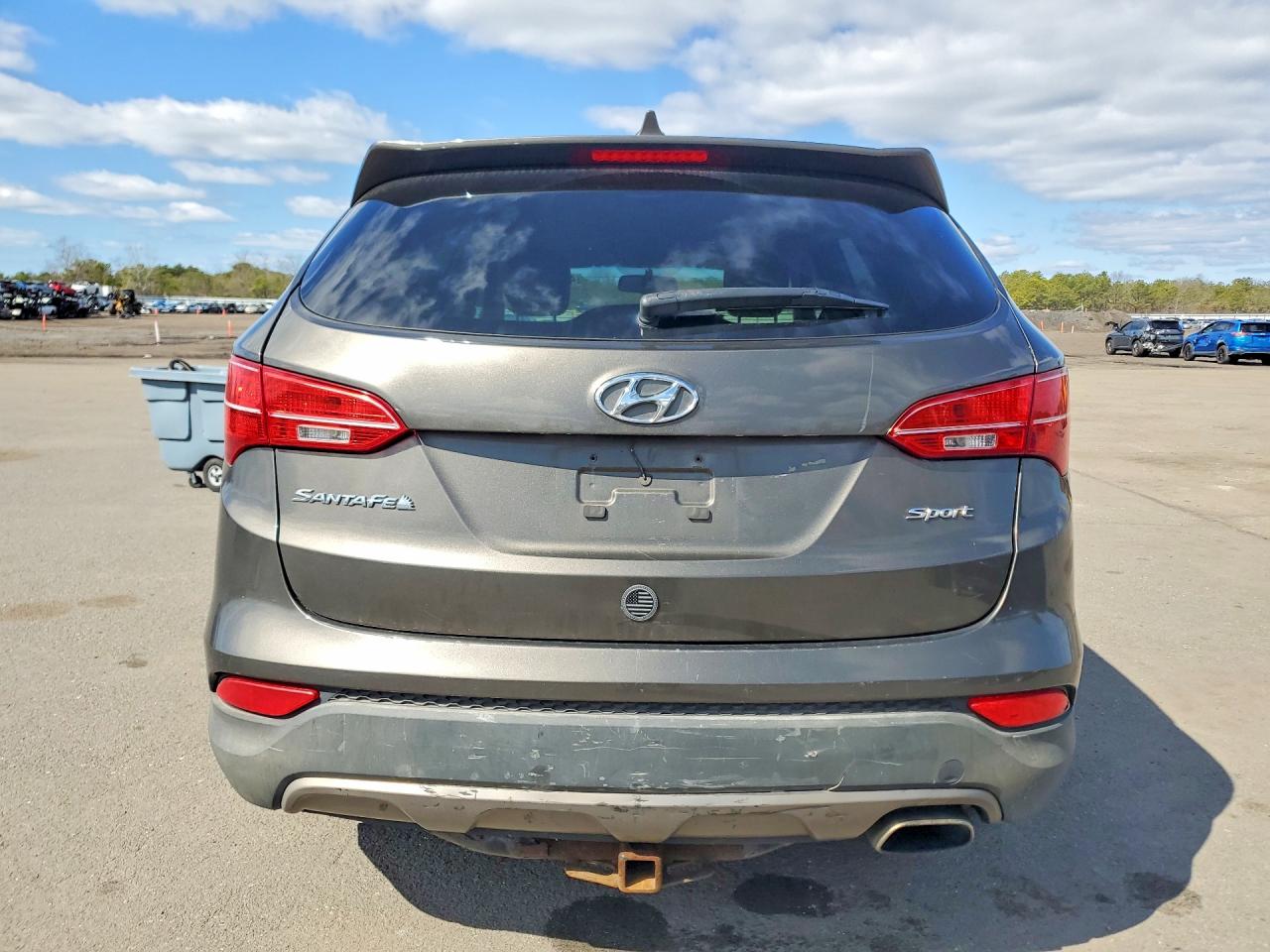 2013 Hyundai Santa Fe Sport 2.4l Gray vin: 5XYZU3LB2DG053664