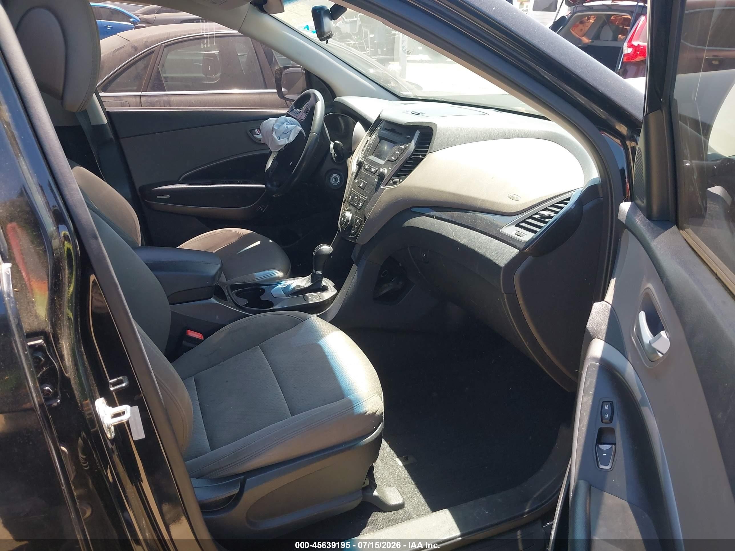 2014 Hyundai Santa Fe Sport 2.4l Black vin: 5XYZU3LB2EG125643