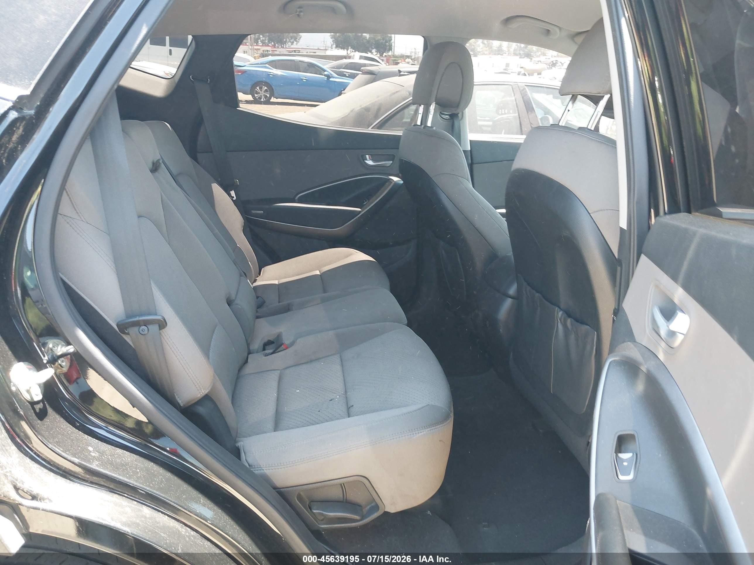 2014 Hyundai Santa Fe Sport 2.4l Black vin: 5XYZU3LB2EG125643
