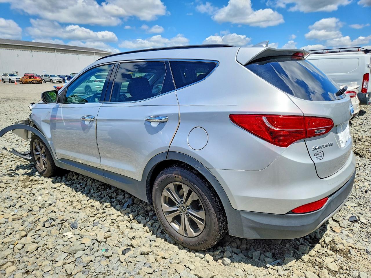 2014 Hyundai Santa Fe Sport 2.4l Silver vin: 5XYZU3LB2EG130728