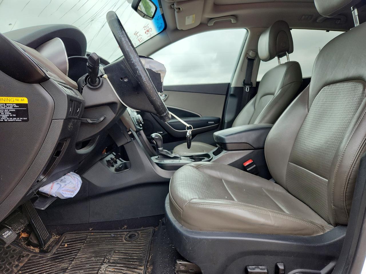 2014 Hyundai Santa Fe Sport 2.4l White vin: 5XYZU3LB2EG135394