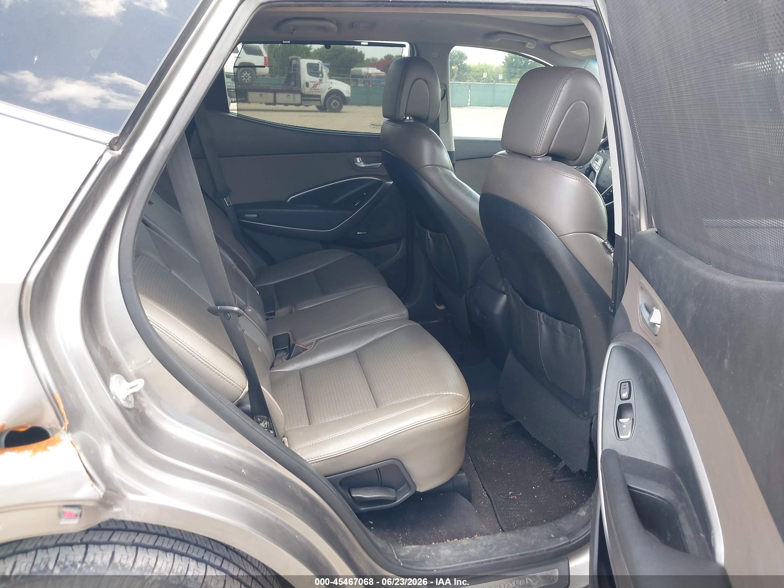 2014 Hyundai Santa Fe Sport 2.4l Gray vin: 5XYZU3LB2EG137680