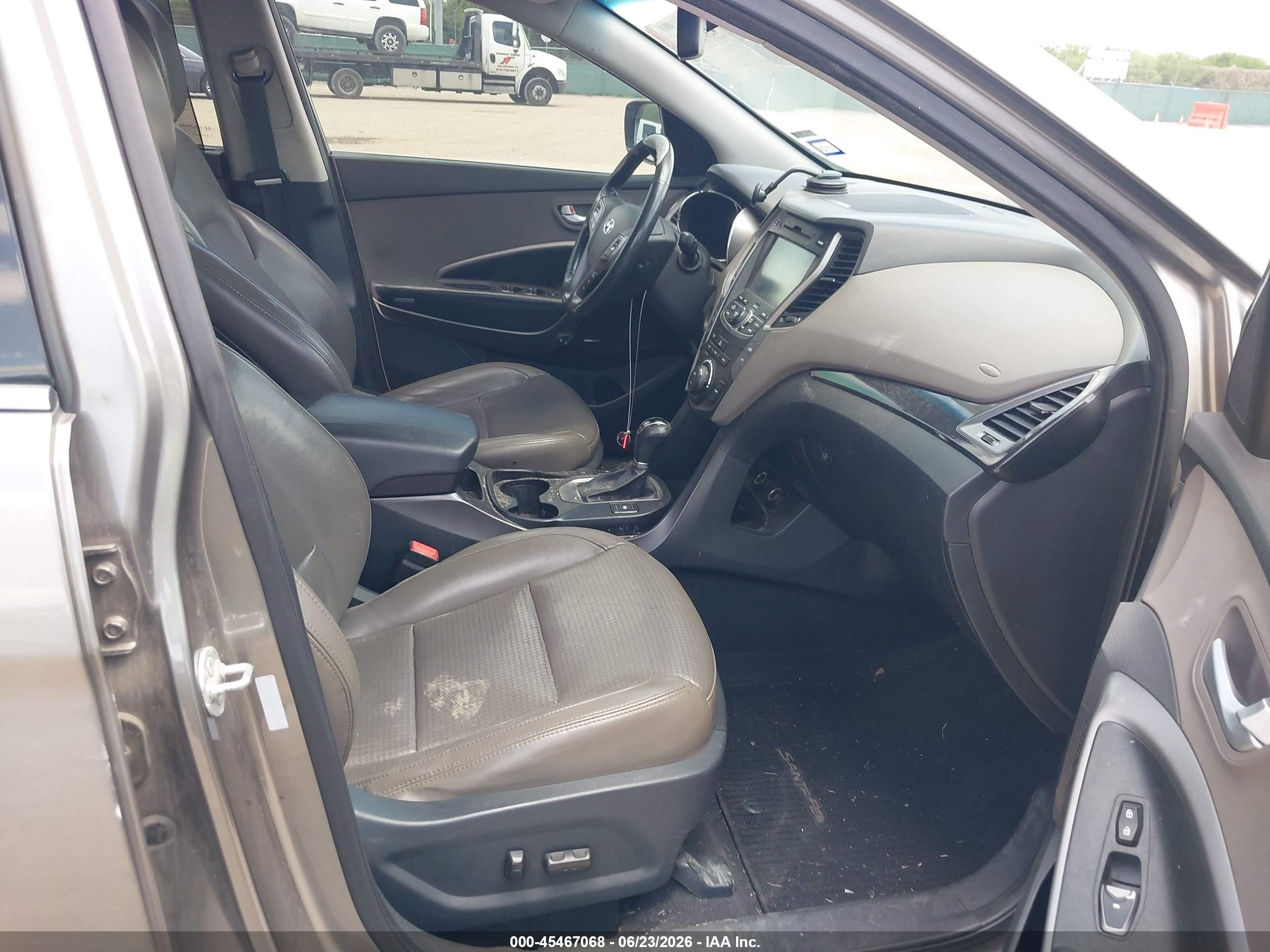 2014 Hyundai Santa Fe Sport 2.4l Gray vin: 5XYZU3LB2EG137680