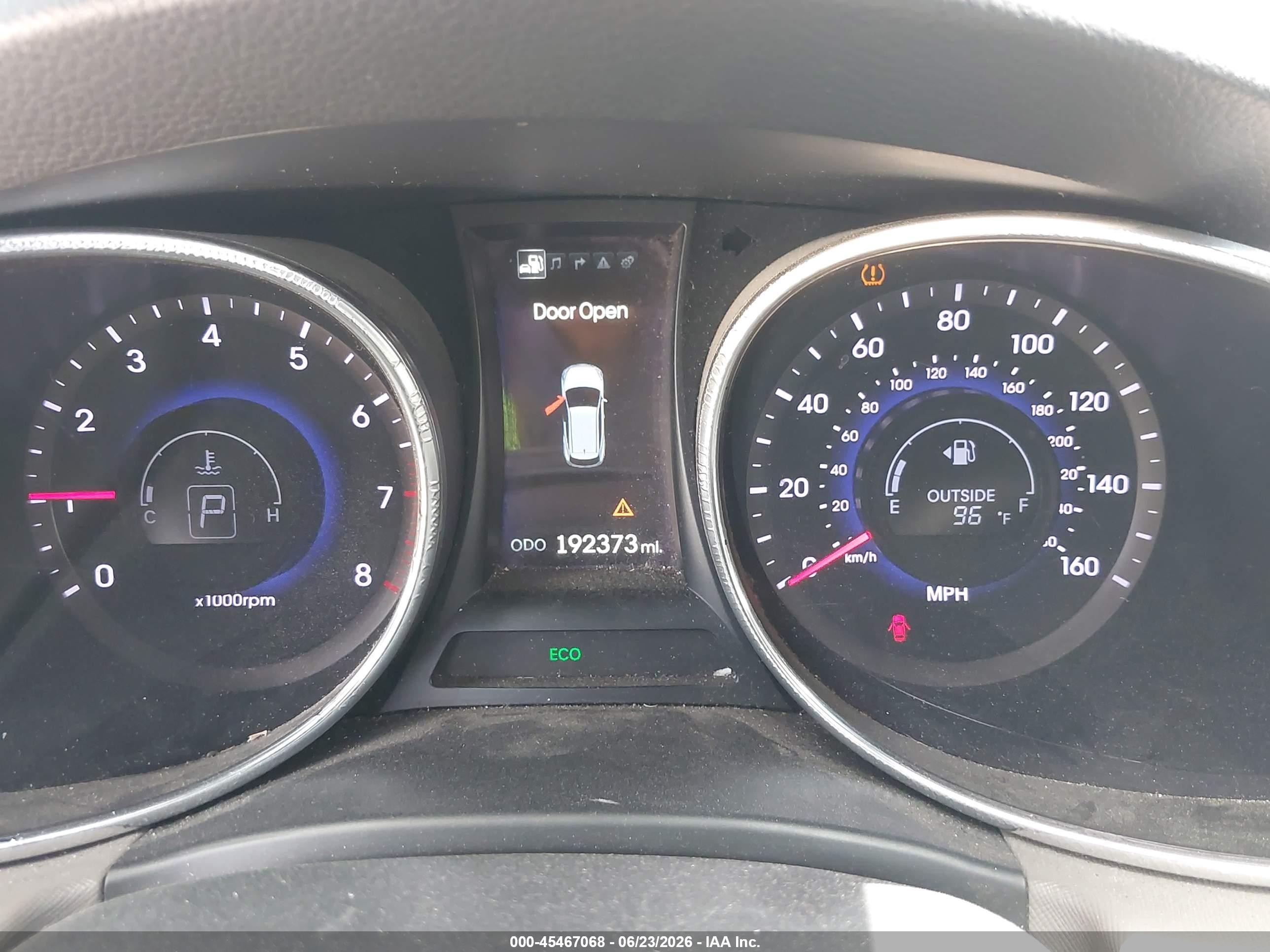 2014 Hyundai Santa Fe Sport 2.4l Gray vin: 5XYZU3LB2EG137680