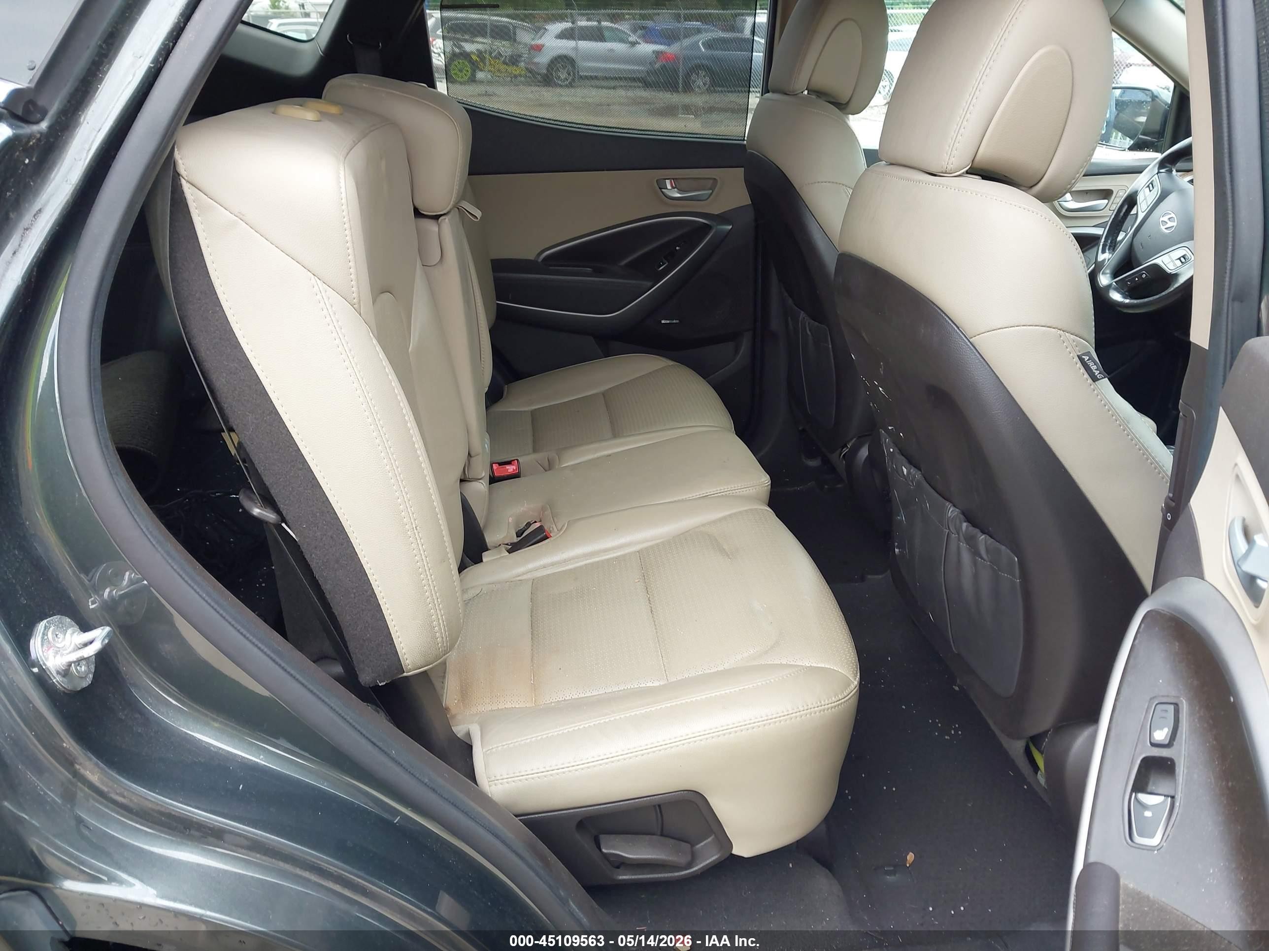 2014 Hyundai Santa Fe Sport 2.4l Gray vin: 5XYZU3LB2EG143933
