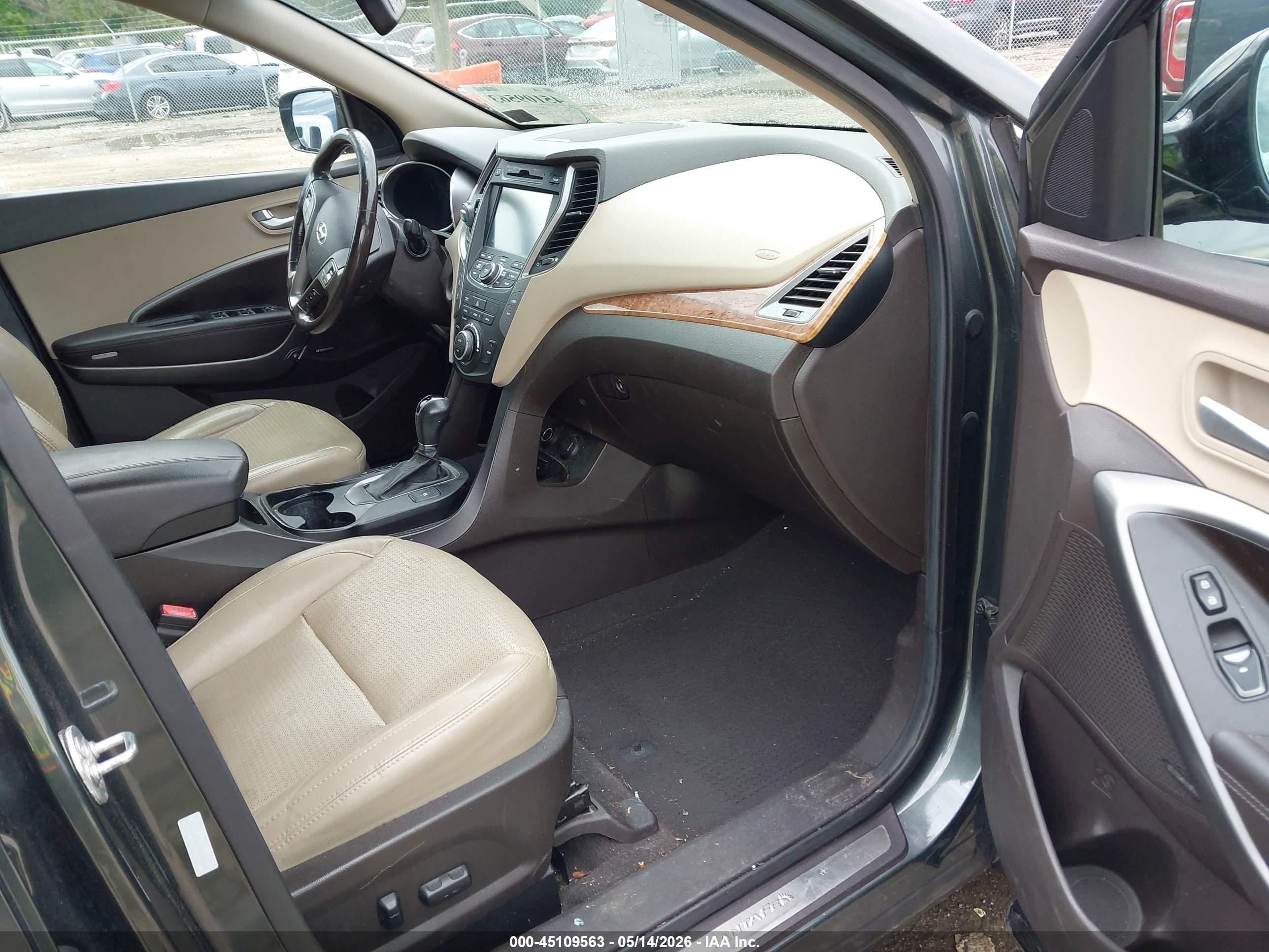2014 Hyundai Santa Fe Sport 2.4l Gray vin: 5XYZU3LB2EG143933