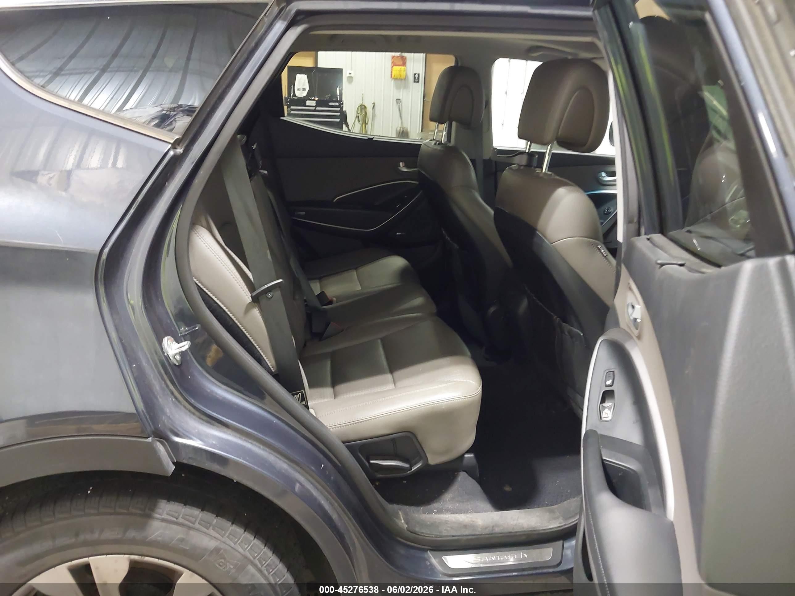 2014 Hyundai Santa Fe Sport 2.4l Gray vin: 5XYZU3LB2EG155239