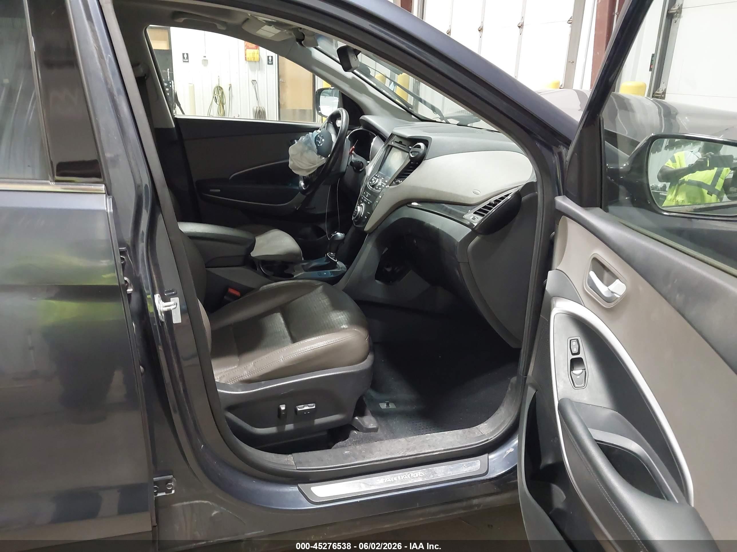 2014 Hyundai Santa Fe Sport 2.4l Gray vin: 5XYZU3LB2EG155239