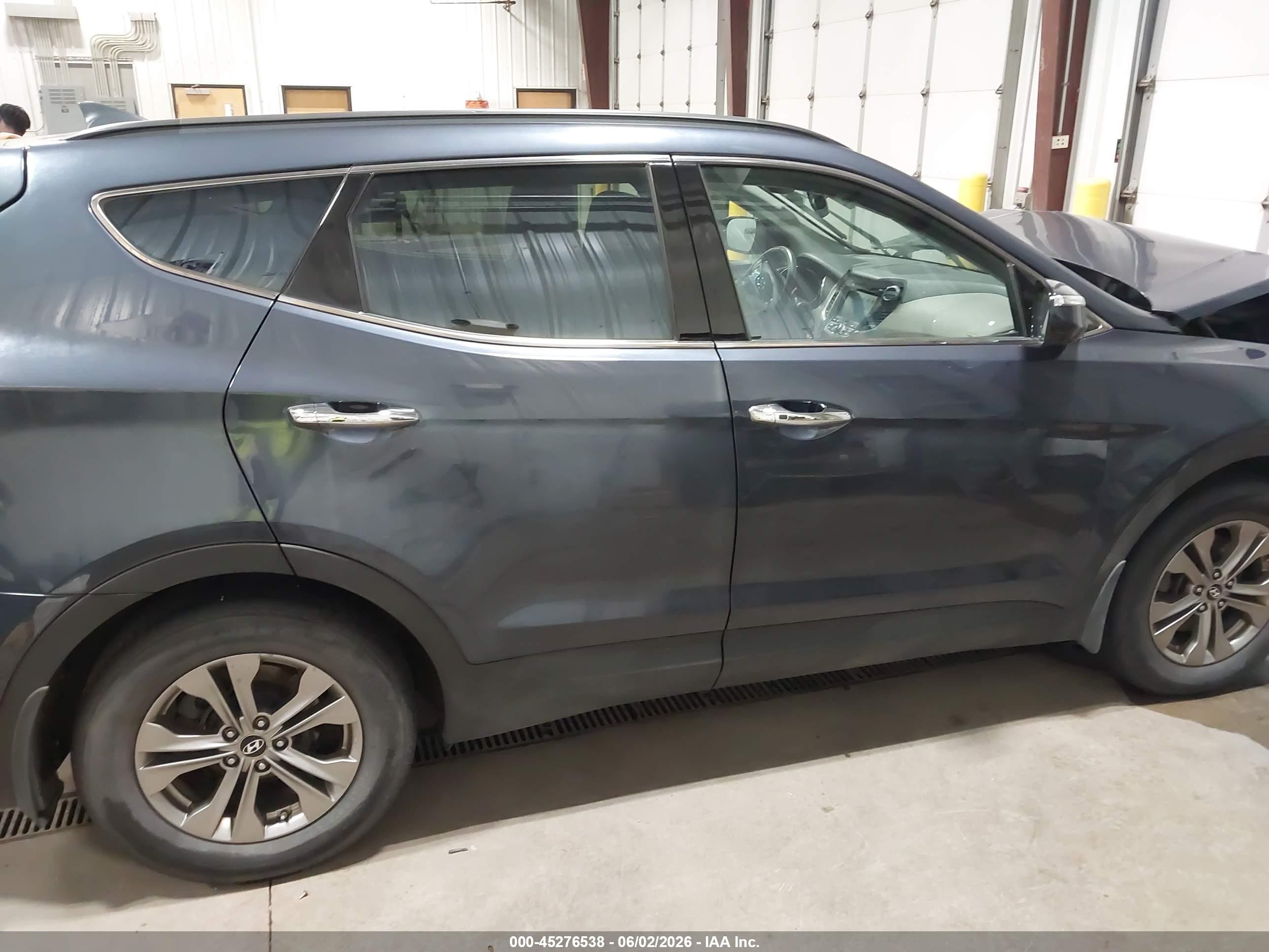2014 Hyundai Santa Fe Sport 2.4l Gray vin: 5XYZU3LB2EG155239
