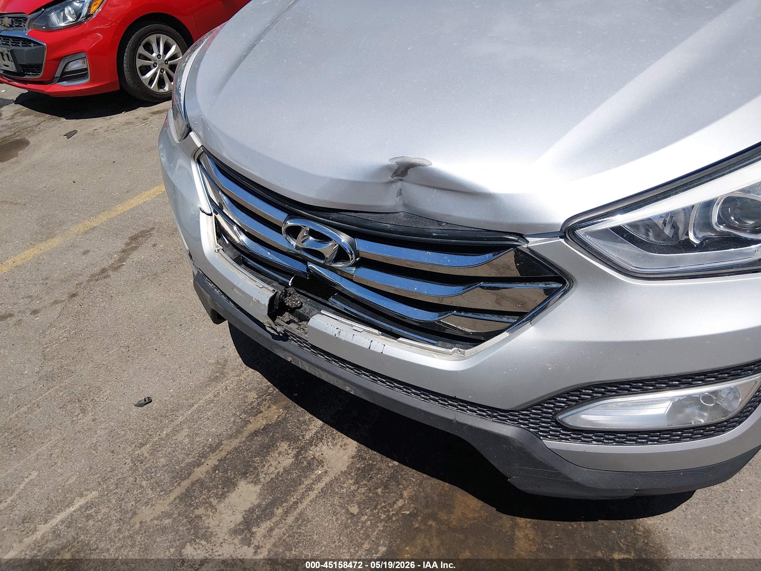 2014 Hyundai Santa Fe Sport 2.4l Silver vin: 5XYZU3LB2EG191917
