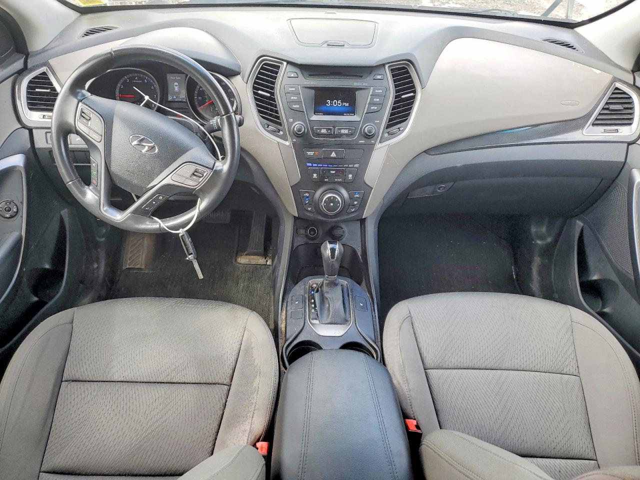 2014 Hyundai Santa Fe Sport 2.4l White vin: 5XYZU3LB2EG198530