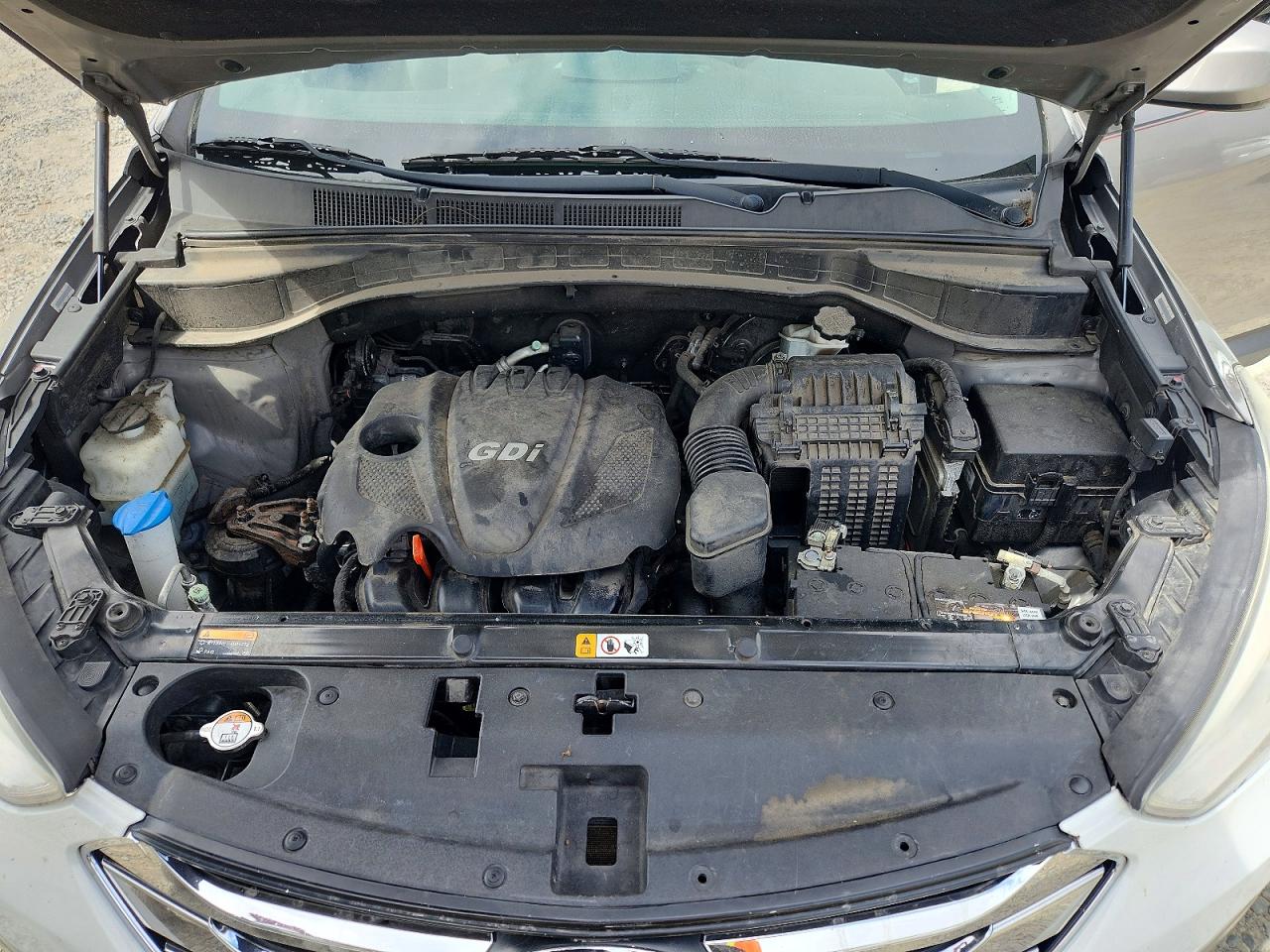 2014 Hyundai Santa Fe Sport 2.4l Gray vin: 5XYZU3LB2EG217352