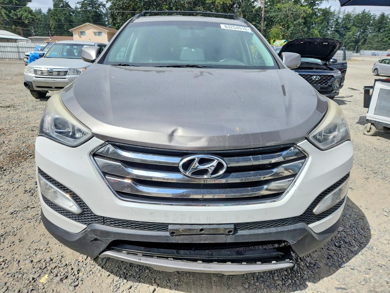 2014 Hyundai Santa Fe Sport 2.4l Gray vin: 5XYZU3LB2EG217352