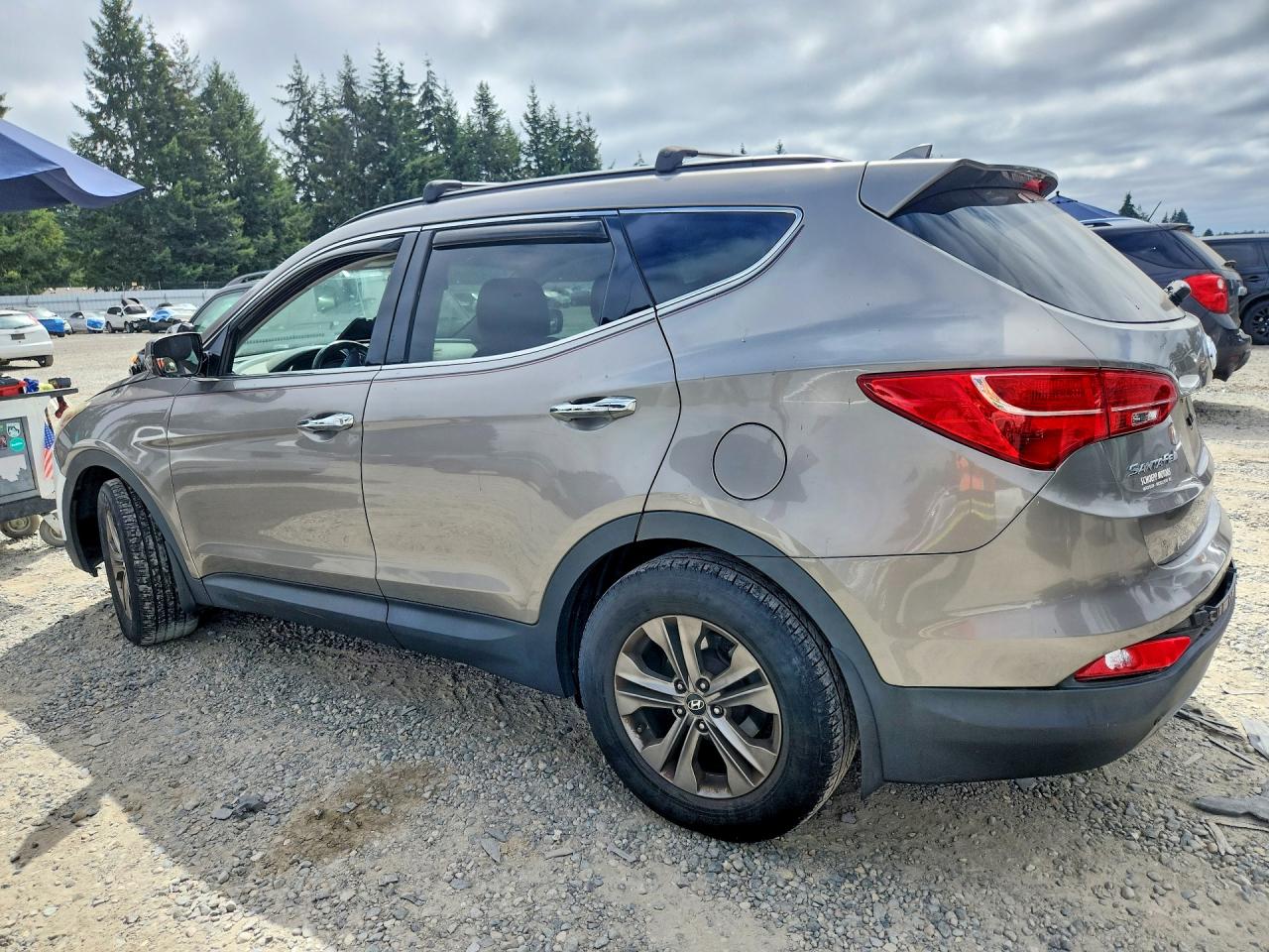2014 Hyundai Santa Fe Sport 2.4l Gray vin: 5XYZU3LB2EG217352