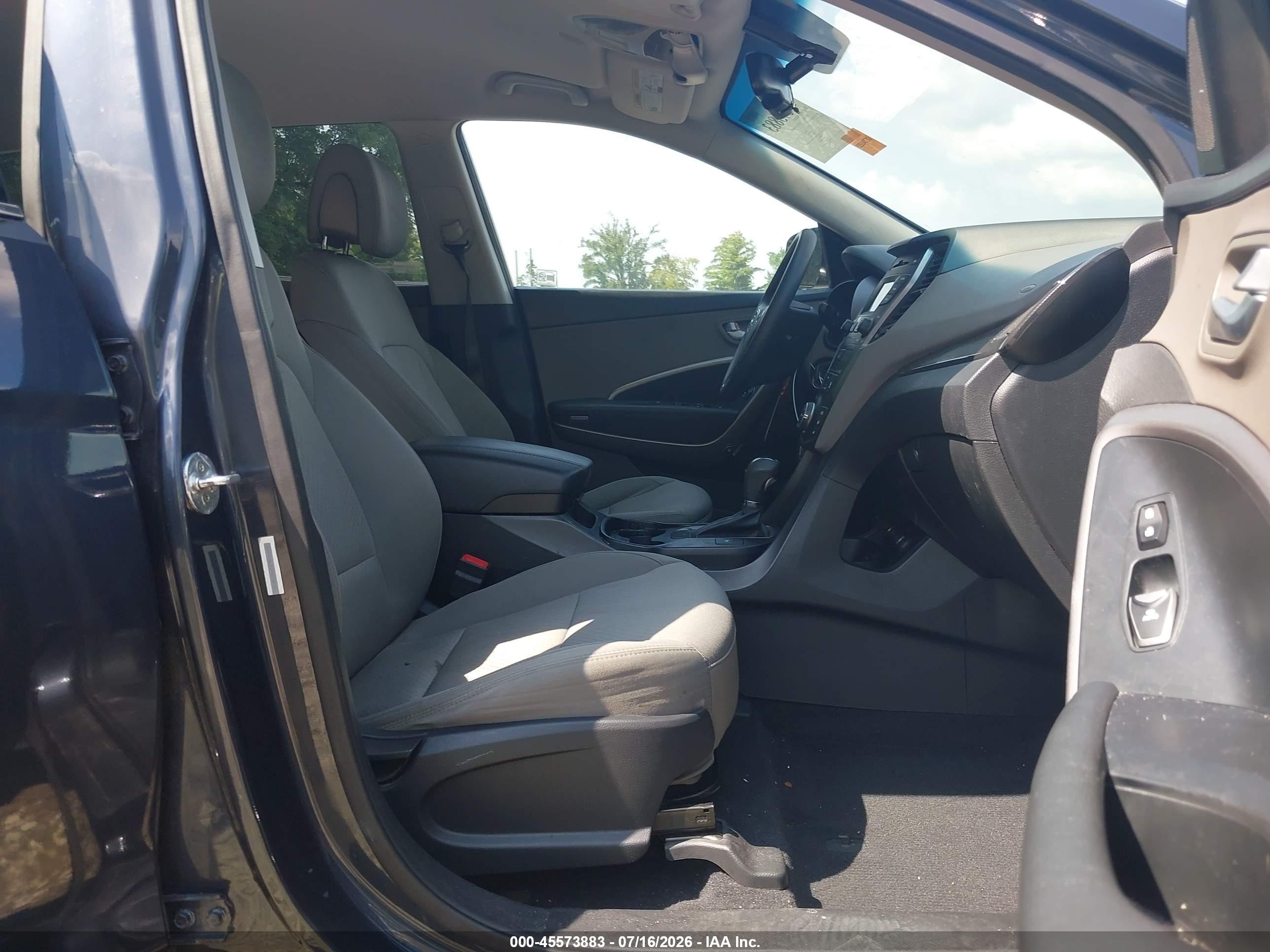 2015 Hyundai Santa Fe Sport 2.4l Blue vin: 5XYZU3LB2FG278184