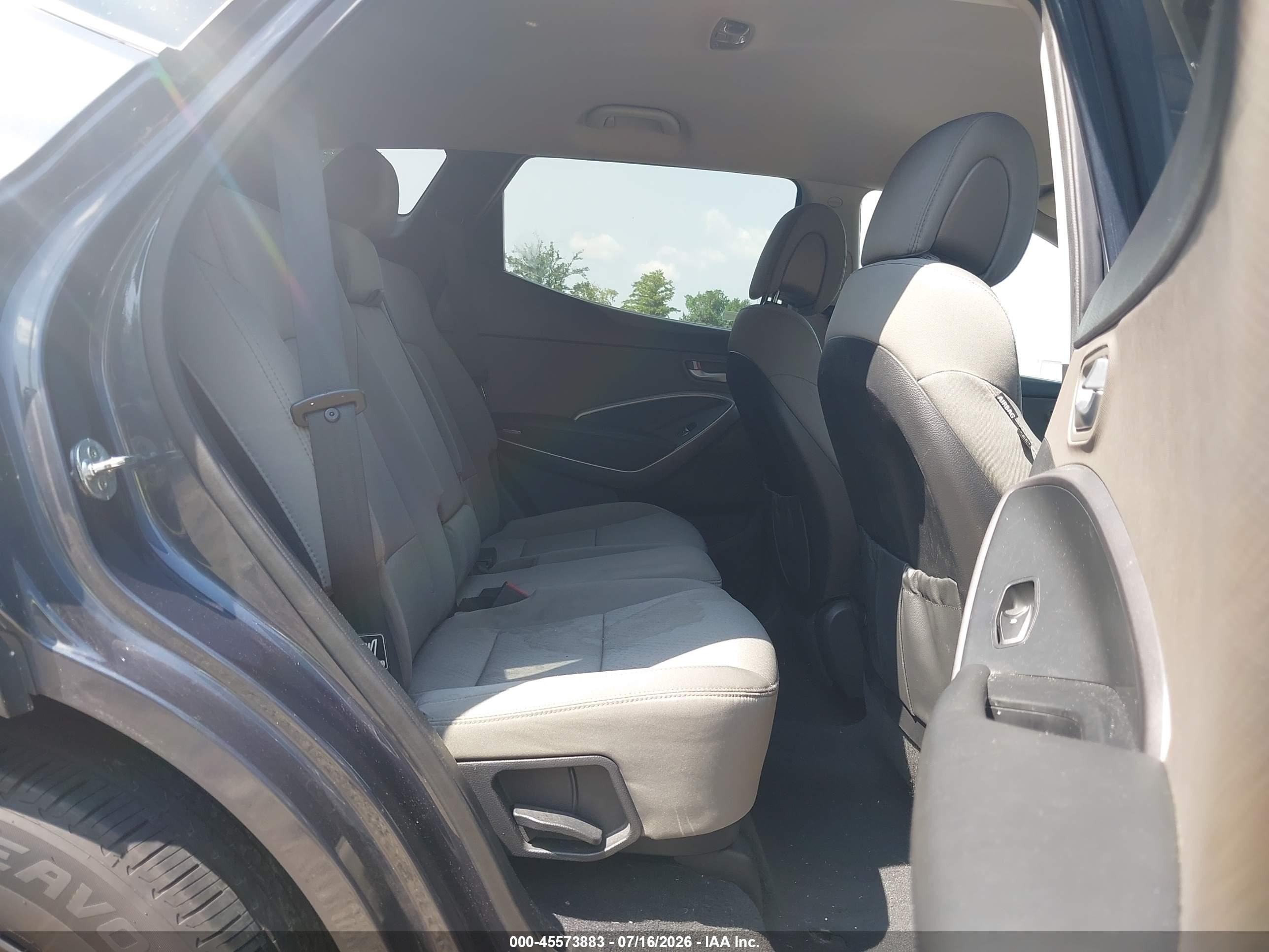 2015 Hyundai Santa Fe Sport 2.4l Blue vin: 5XYZU3LB2FG278184