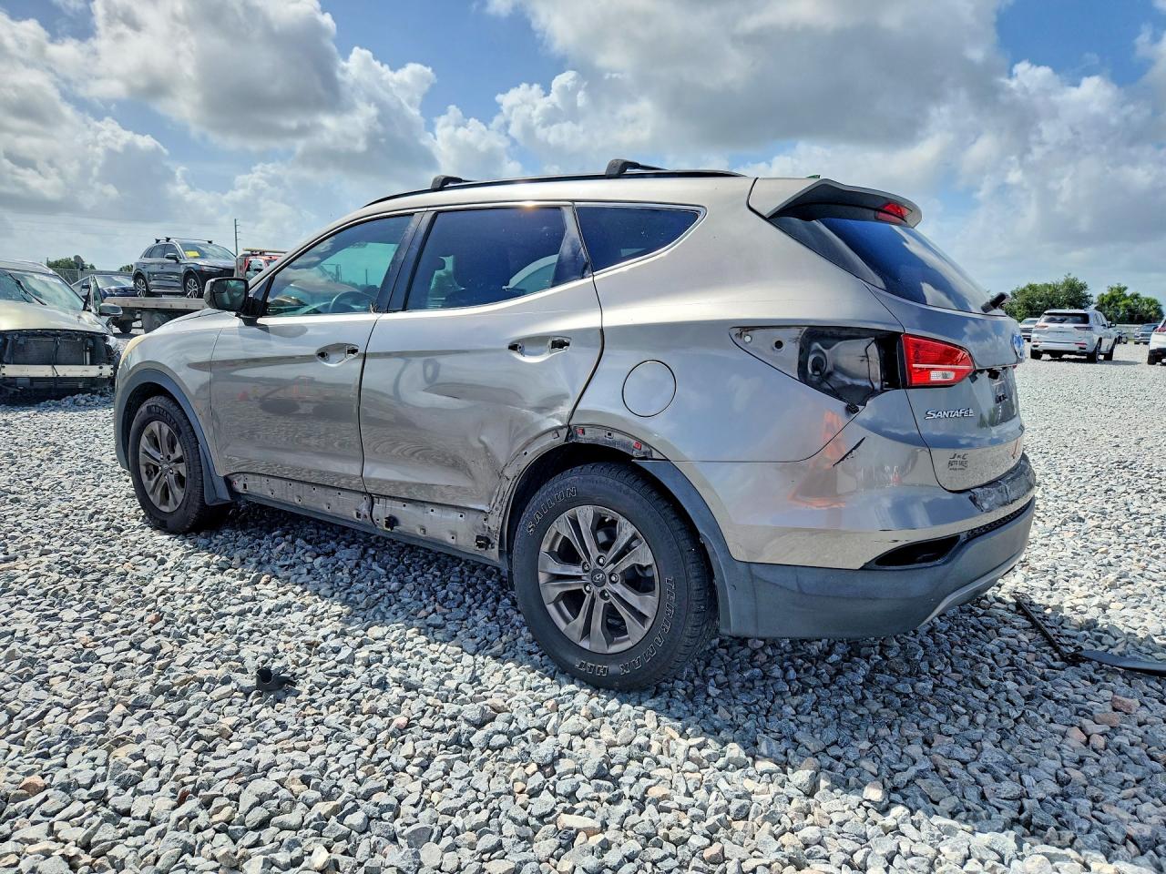 2015 Hyundai Santa Fe Sport 2.4l Gray vin: 5XYZU3LB2FG296944
