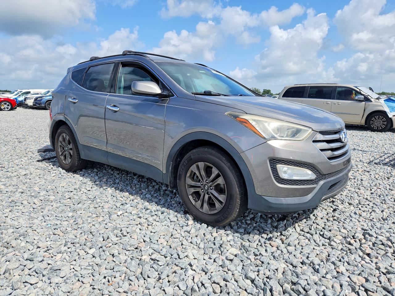 2015 Hyundai Santa Fe Sport 2.4l Gray vin: 5XYZU3LB2FG296944