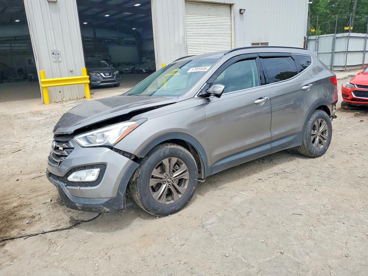 2013 Hyundai Santa Fe Sport 2.4l Gray vin: 5XYZU3LB3DG025646