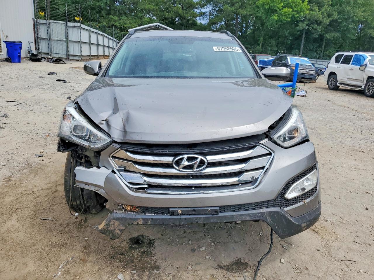 2013 Hyundai Santa Fe Sport 2.4l Gray vin: 5XYZU3LB3DG025646