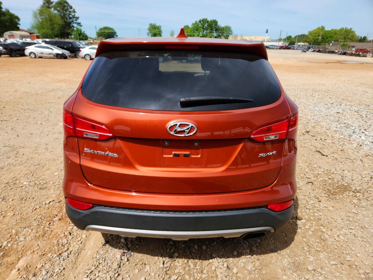 2013 Hyundai Santa Fe Sport 2.4l Оранжевый vin: 5XYZU3LB3DG058887