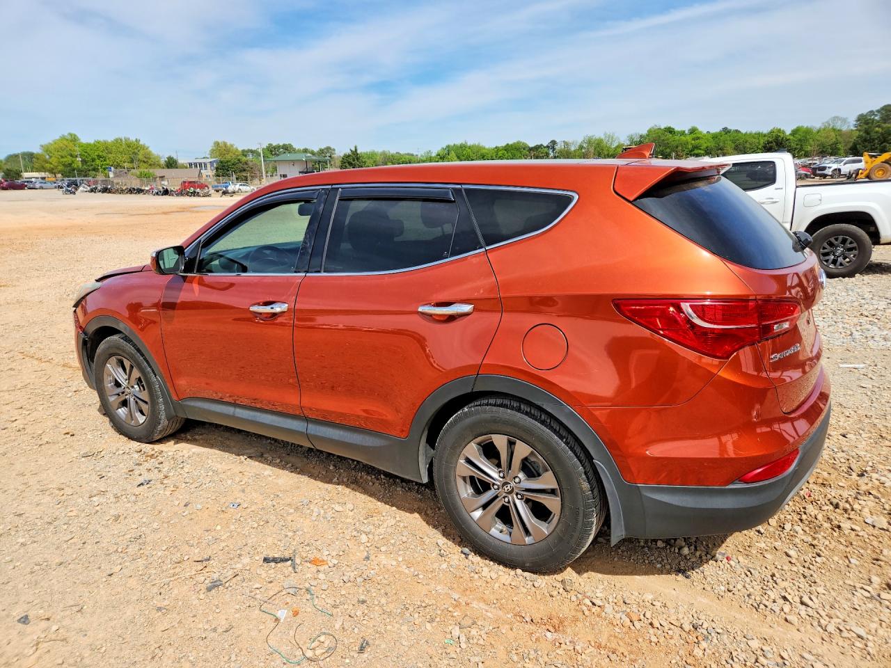 2013 Hyundai Santa Fe Sport 2.4l Оранжевый vin: 5XYZU3LB3DG058887