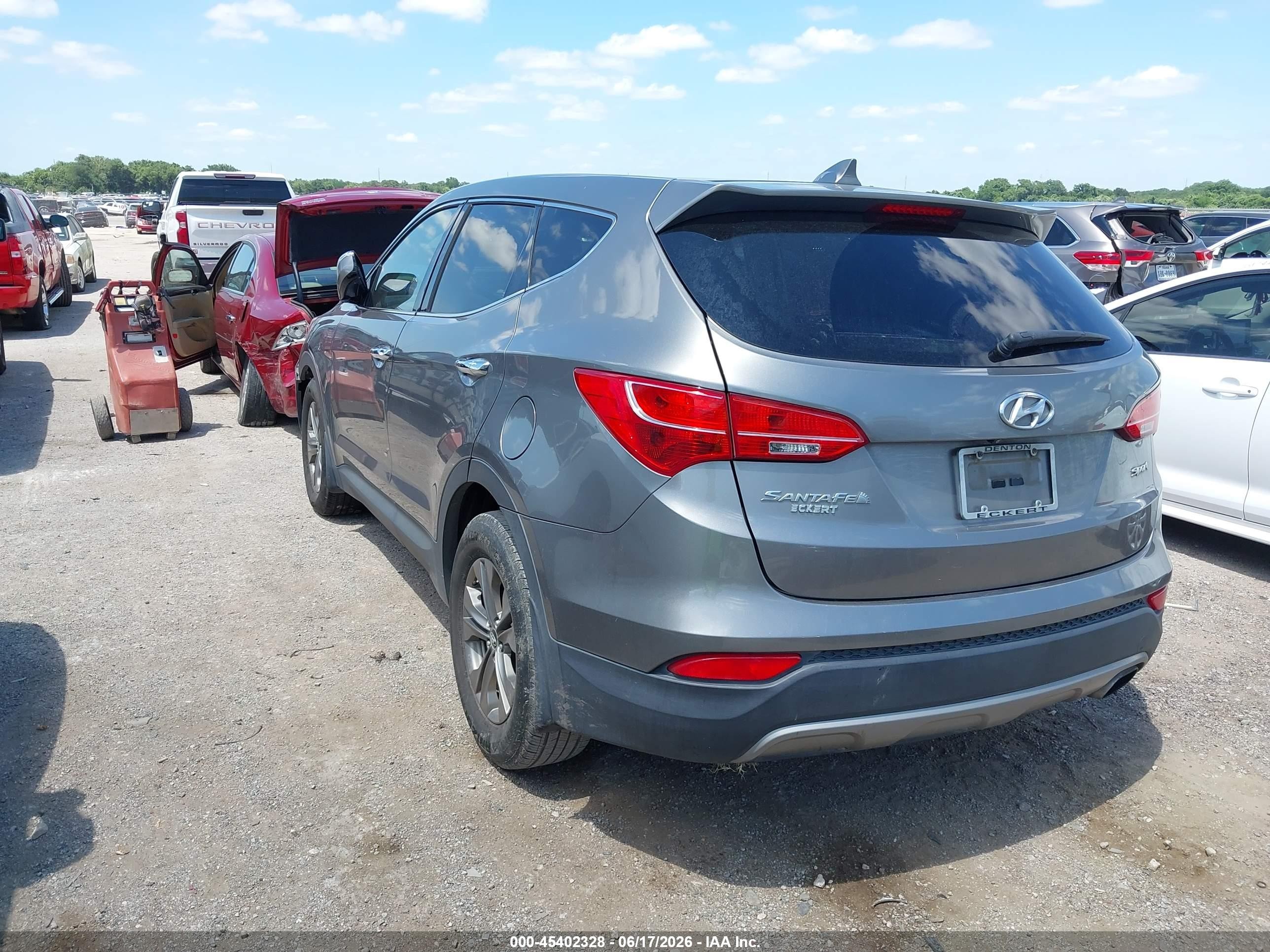 2013 Hyundai Santa Fe Sport Brown vin: 5XYZU3LB3DG084924