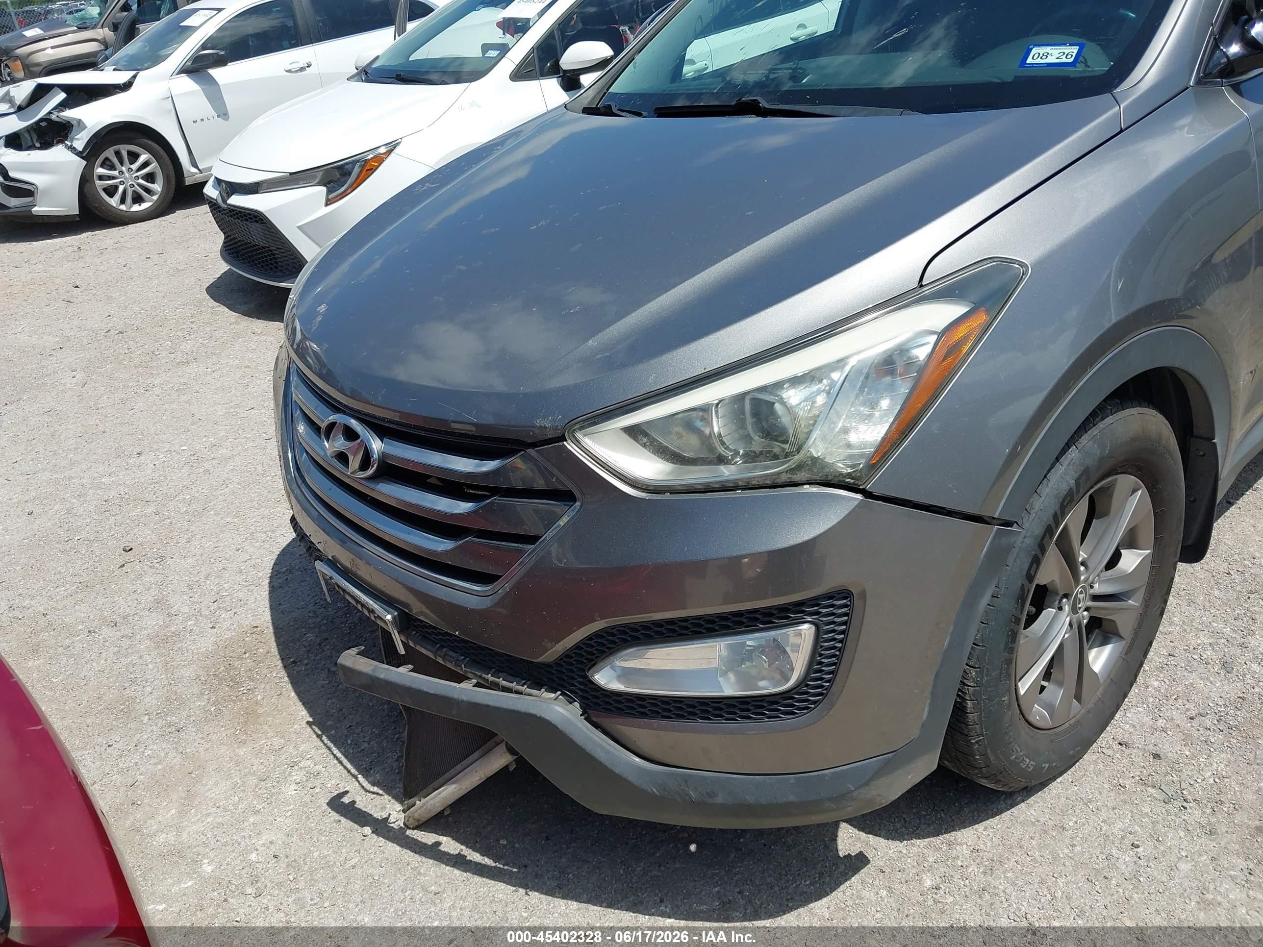 2013 Hyundai Santa Fe Sport Brown vin: 5XYZU3LB3DG084924