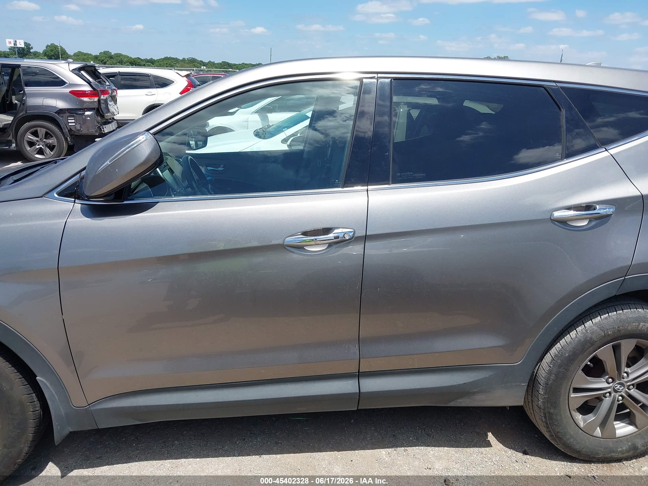 2013 Hyundai Santa Fe Sport Brown vin: 5XYZU3LB3DG084924