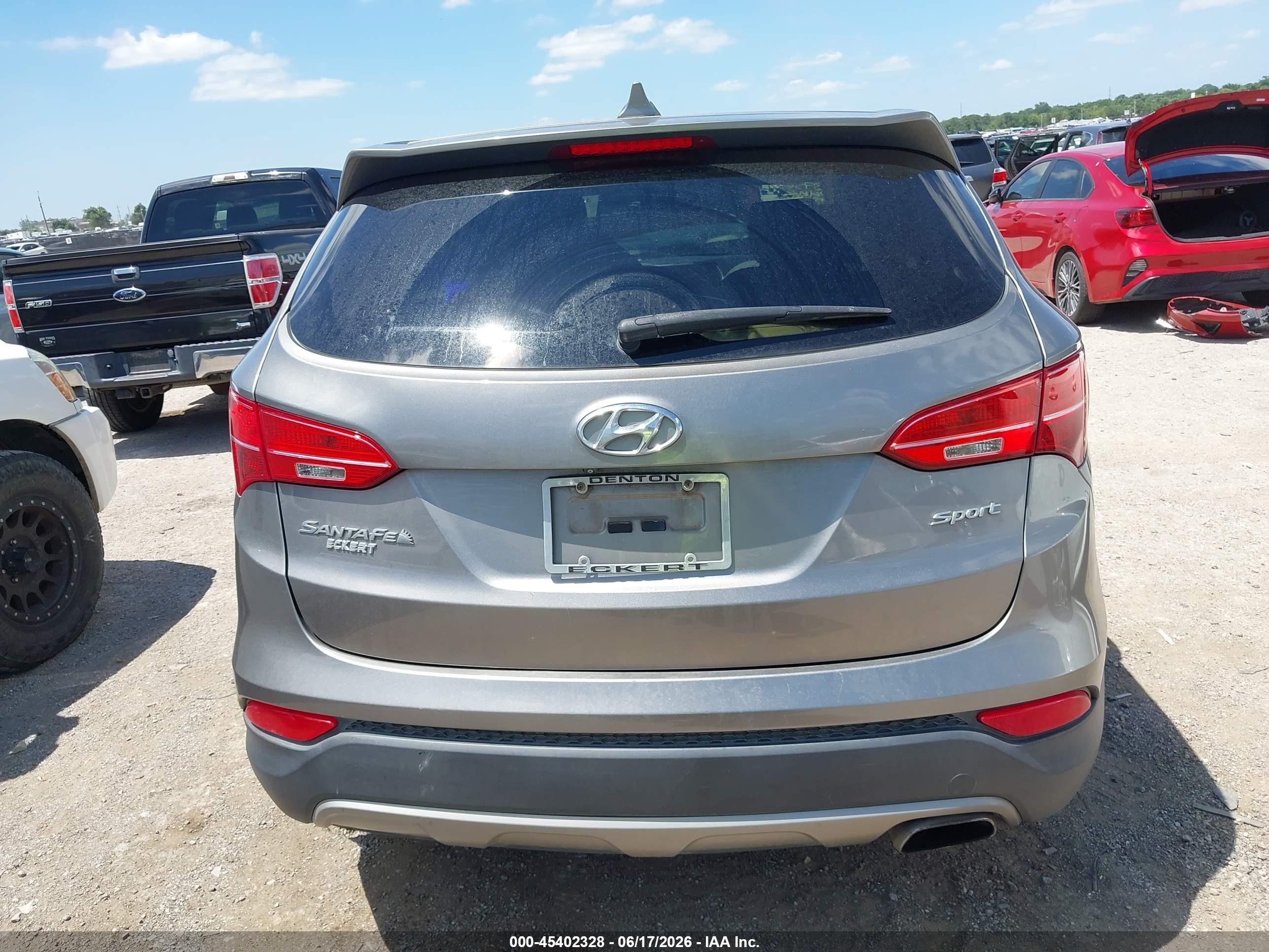 2013 Hyundai Santa Fe Sport Brown vin: 5XYZU3LB3DG084924