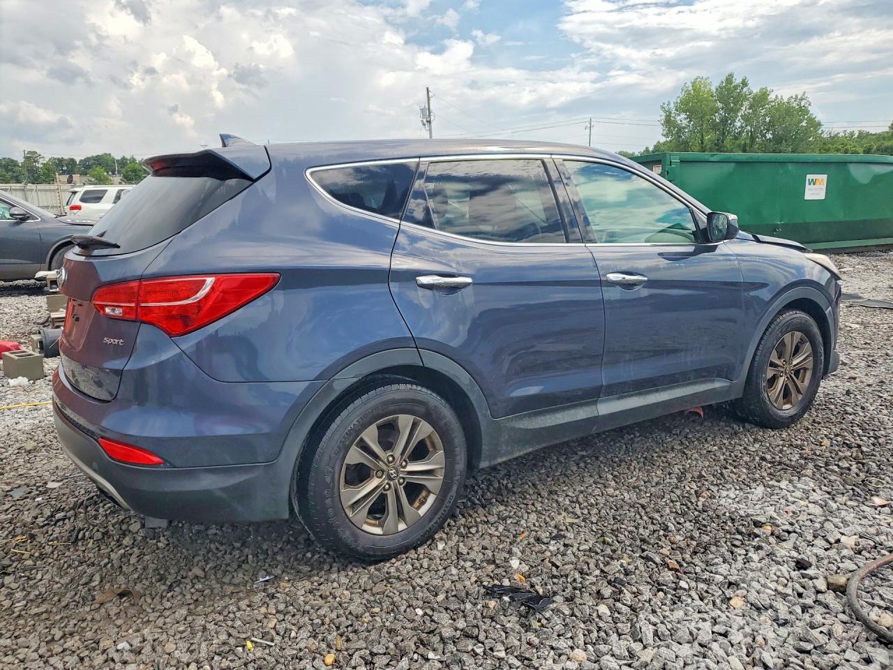 2013 Hyundai Santa Fe Sport 2.4l Blue vin: 5XYZU3LB3DG097687