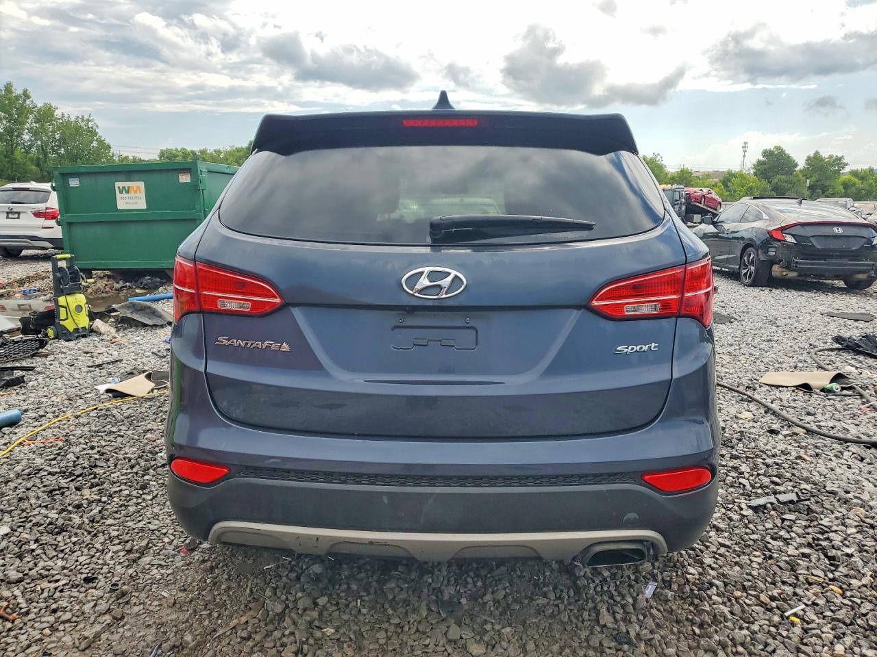 2013 Hyundai Santa Fe Sport 2.4l Blue vin: 5XYZU3LB3DG097687