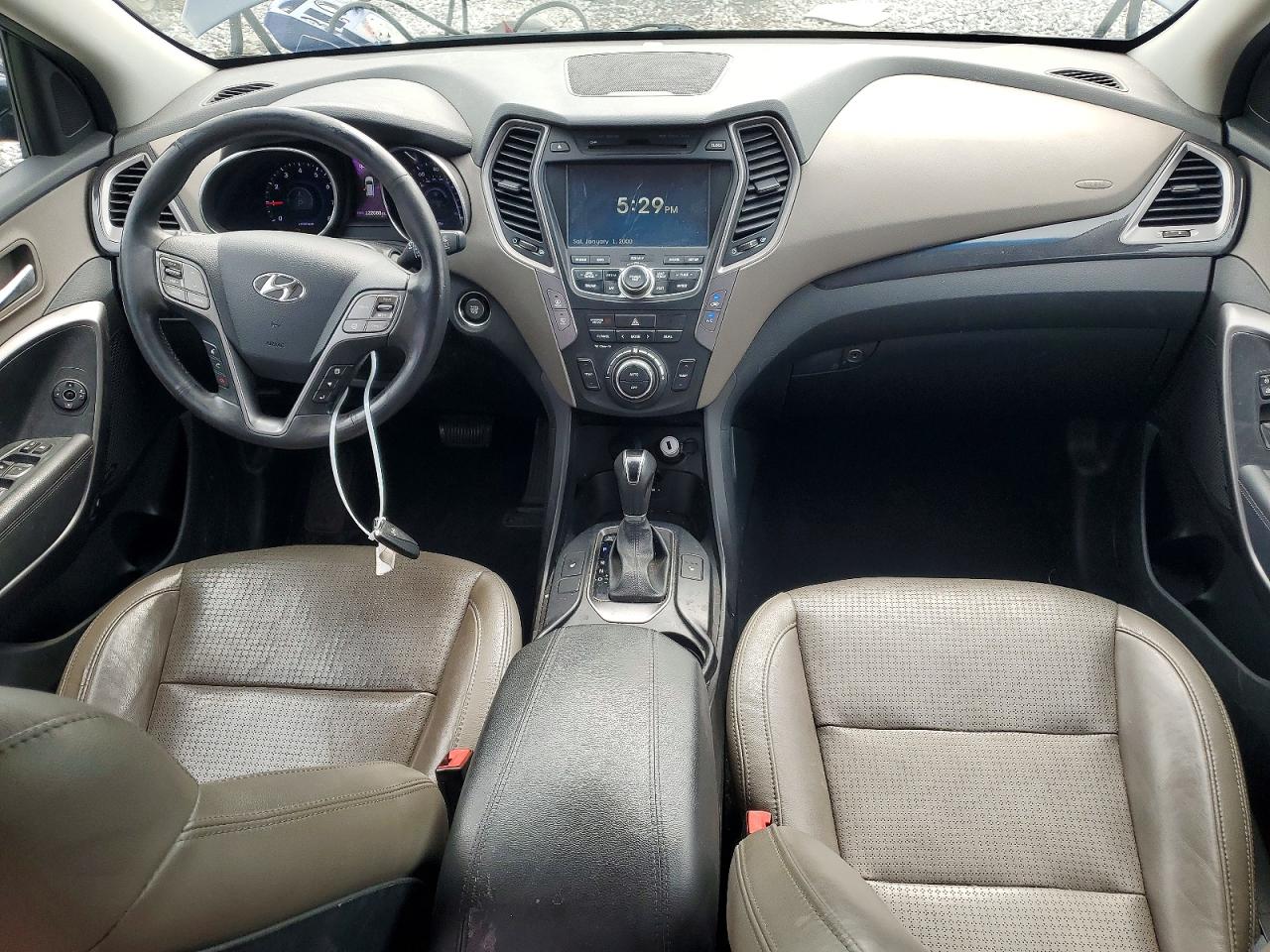 2013 Hyundai Santa Fe Sport 2.4l Blue vin: 5XYZU3LB3DG097687
