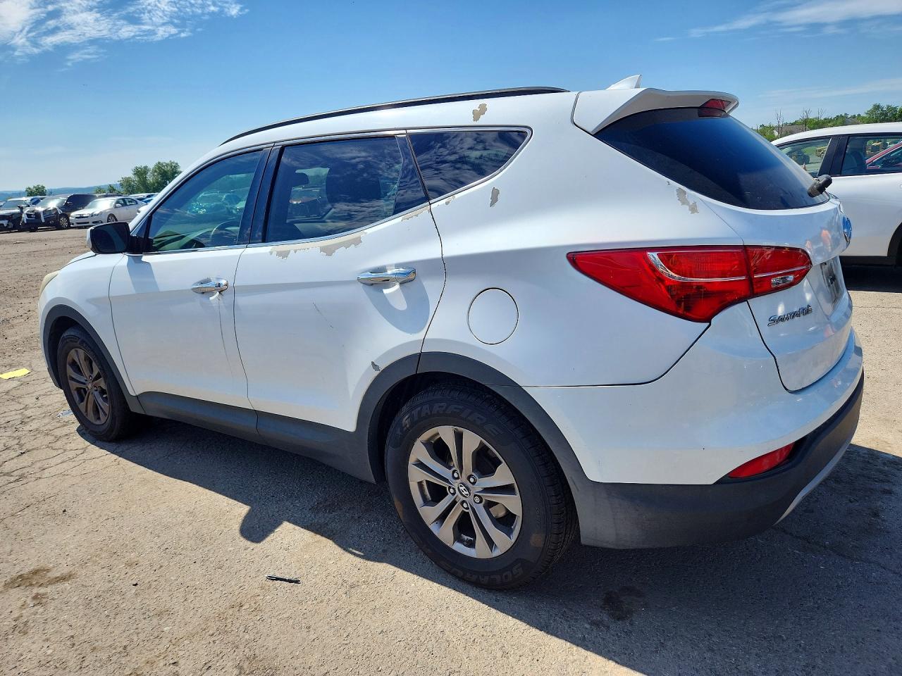2014 Hyundai Santa Fe Sport 2.4l White vin: 5XYZU3LB3EG125764