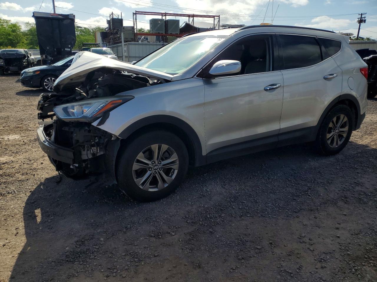 2014 Hyundai Santa Fe Sport 2.4l Серебряный vin: 5XYZU3LB3EG140040
