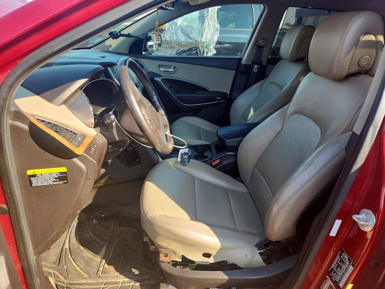 2014 Hyundai Santa Fe Sport 2.4l Red vin: 5XYZU3LB3EG153340