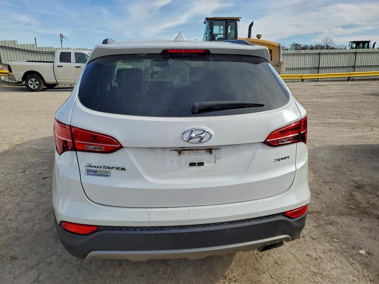 2014 Hyundai Santa Fe Sport 2.4l White vin: 5XYZU3LB3EG167657