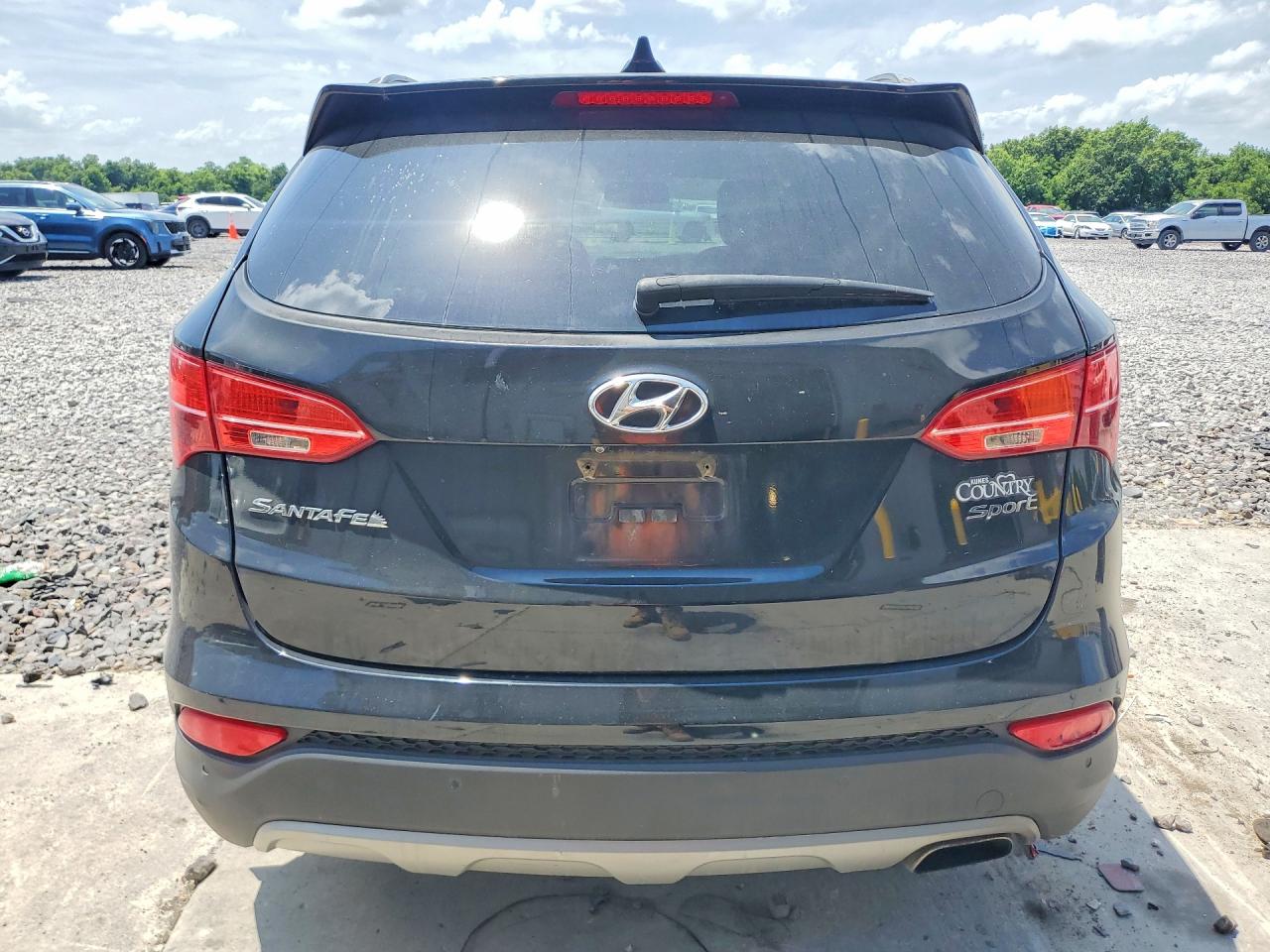 2014 Hyundai Santa Fe Sport 2.4l Black vin: 5XYZU3LB3EG172714