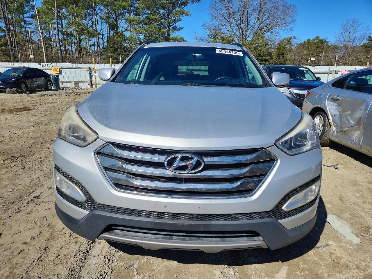 2014 Hyundai Santa Fe Sport 2.4l Silver vin: 5XYZU3LB3EG181302