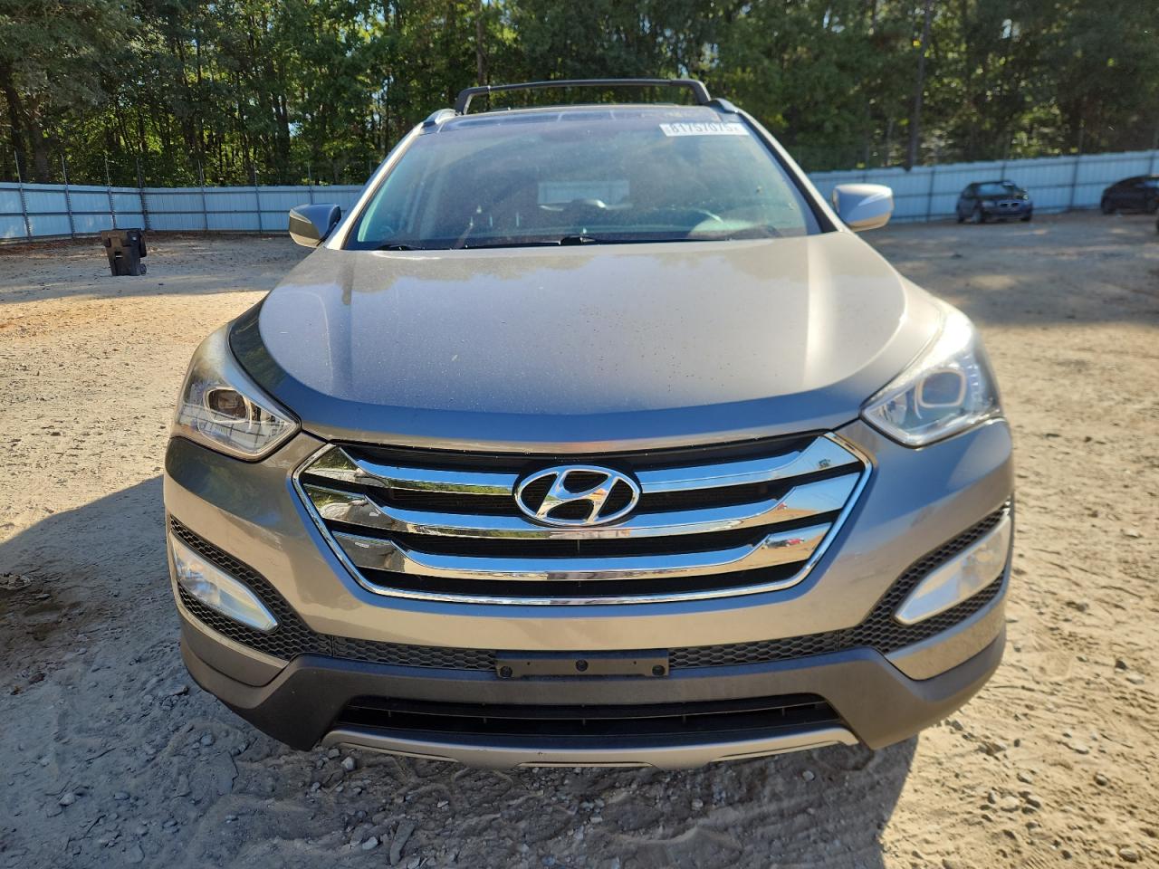 2014 Hyundai Santa Fe Gray vin: 5XYZU3LB3EG184054