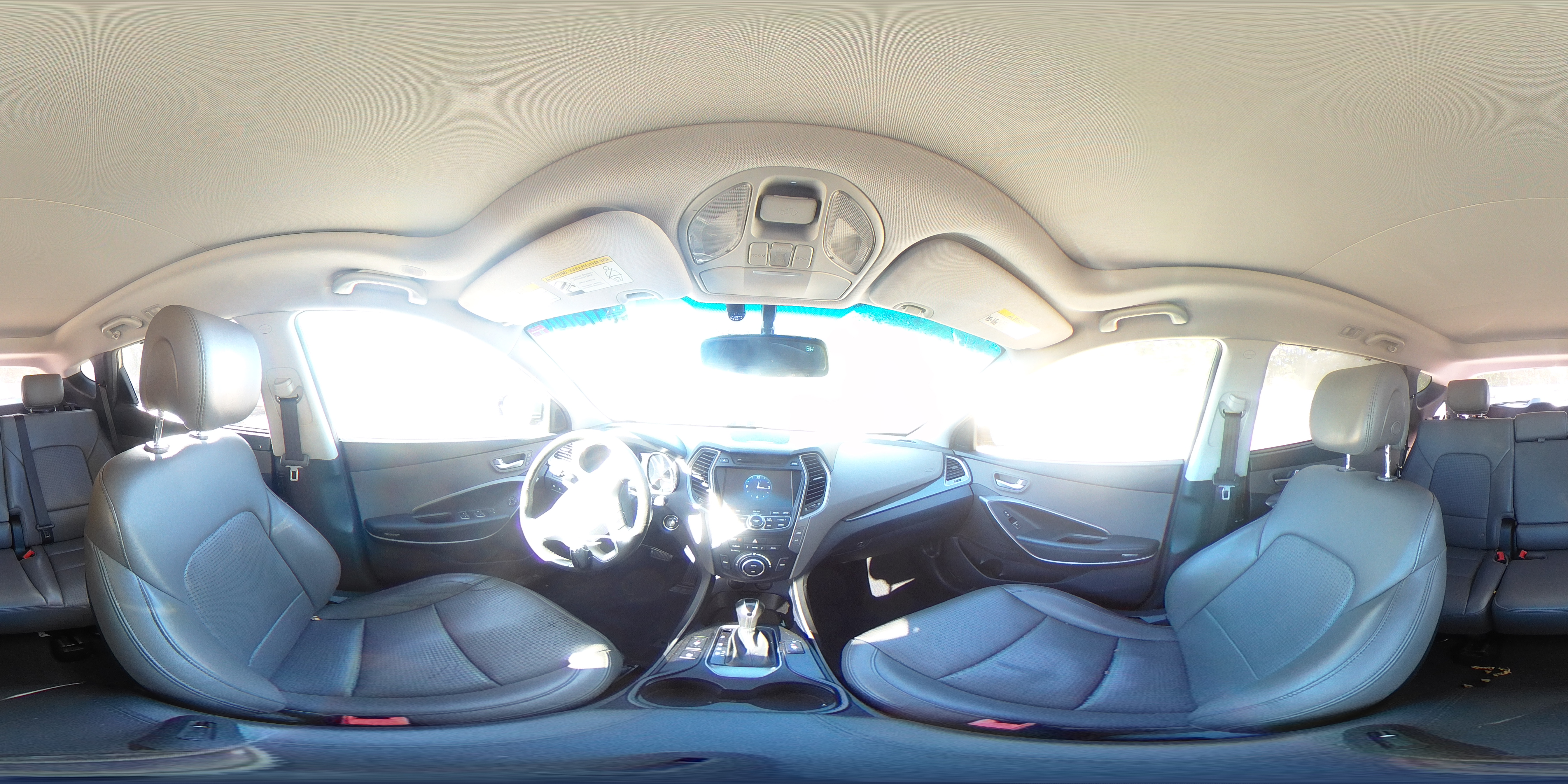 2014 Hyundai Santa Fe Gray vin: 5XYZU3LB3EG184054