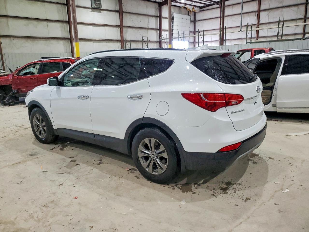 2014 Hyundai Santa Fe Sport 2.4l White vin: 5XYZU3LB3EG204626