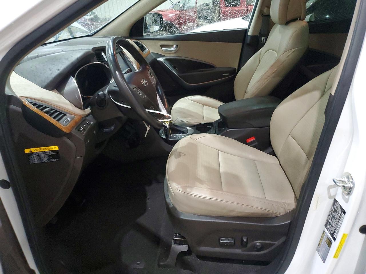 2014 Hyundai Santa Fe Sport 2.4l White vin: 5XYZU3LB3EG204626