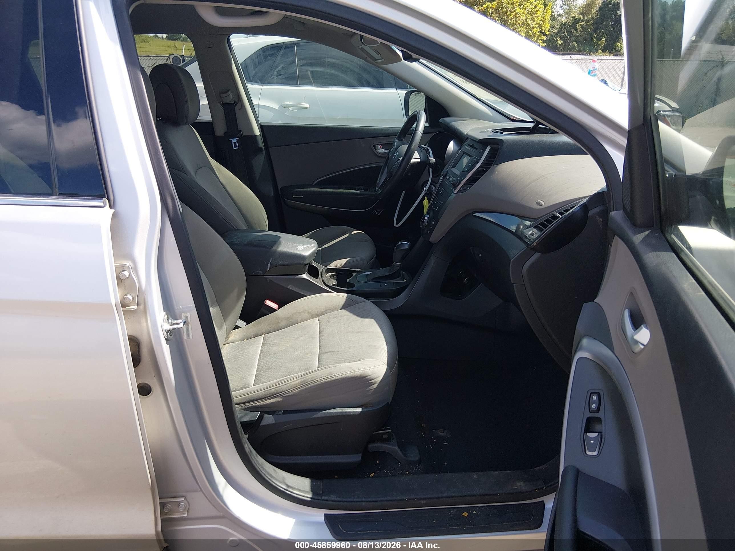 2014 Hyundai Santa Fe Sport 2.4l Silver vin: 5XYZU3LB3EG212998