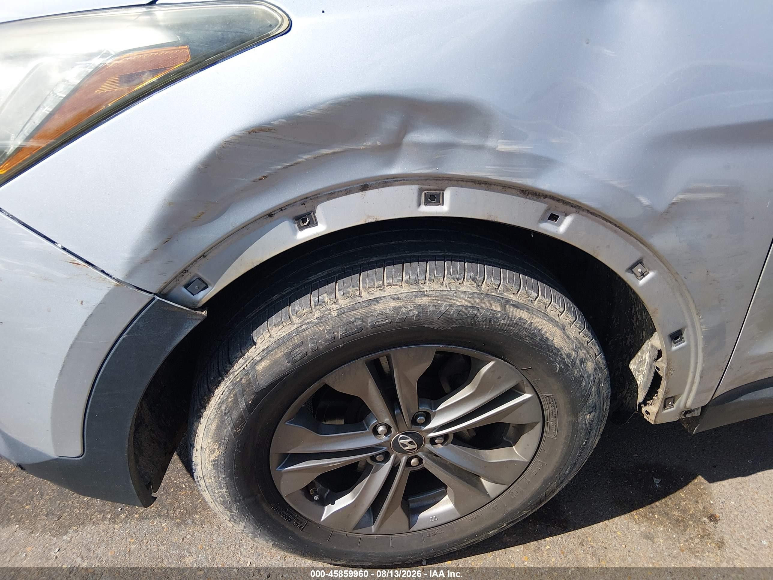 2014 Hyundai Santa Fe Sport 2.4l Silver vin: 5XYZU3LB3EG212998