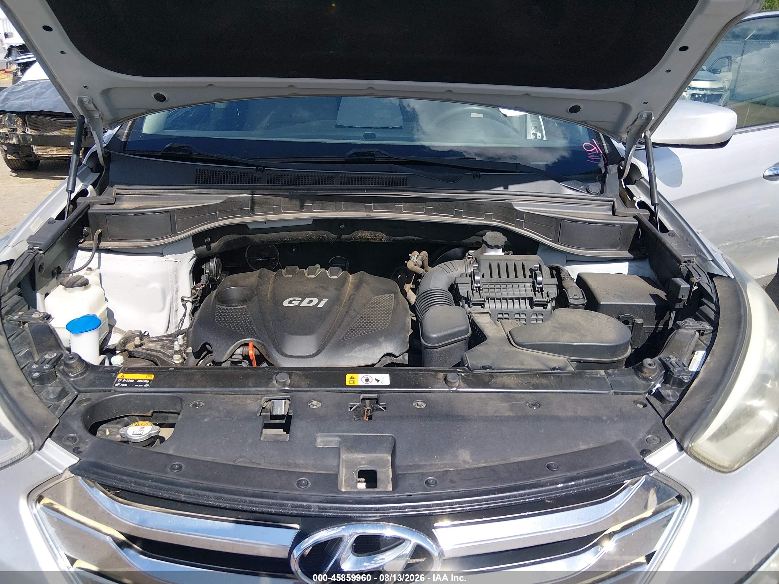 2014 Hyundai Santa Fe Sport 2.4l Silver vin: 5XYZU3LB3EG212998