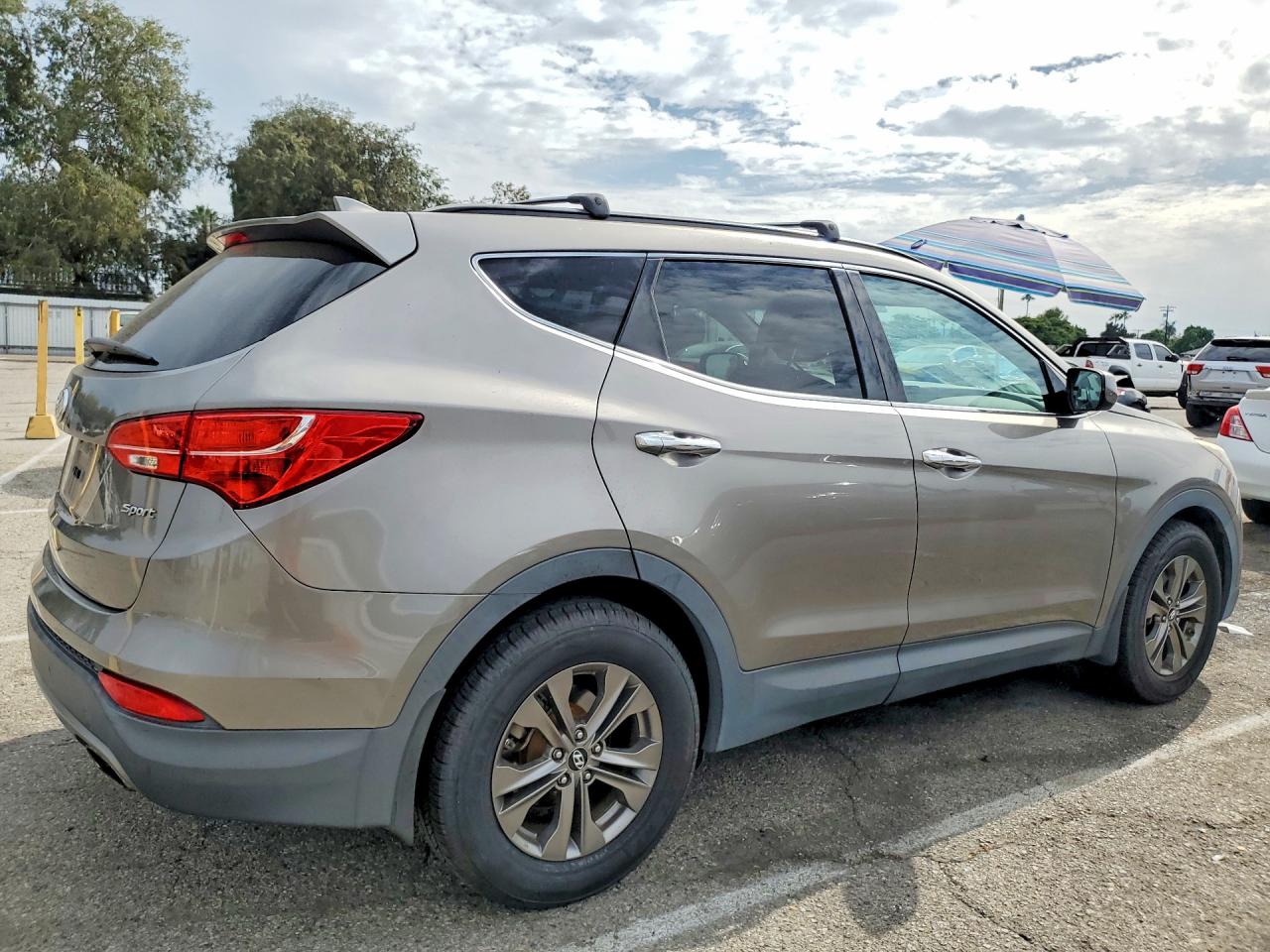 2014 Hyundai Santa Fe Sport 2.4l Gray vin: 5XYZU3LB3EG219174