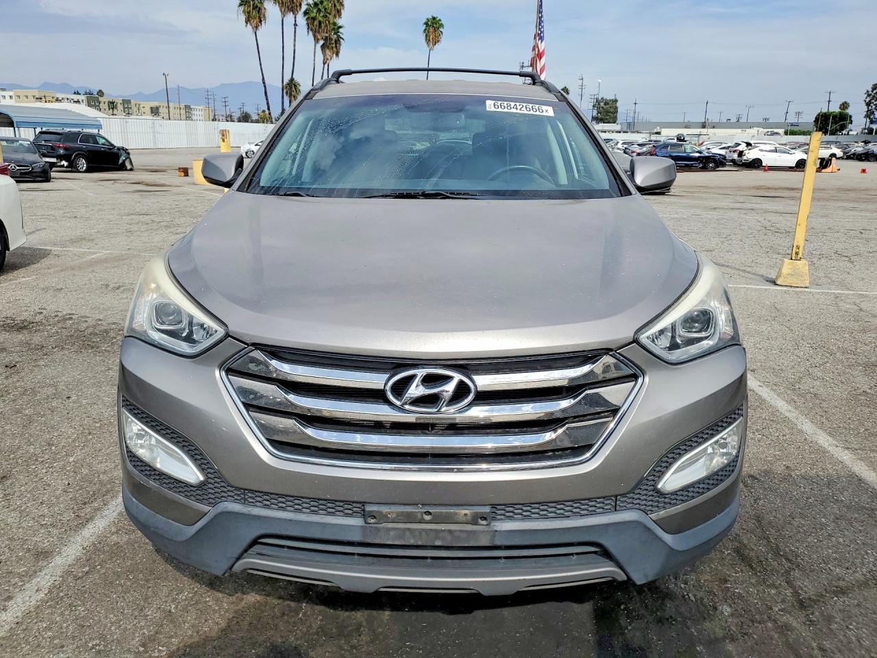 2014 Hyundai Santa Fe Sport 2.4l Gray vin: 5XYZU3LB3EG219174