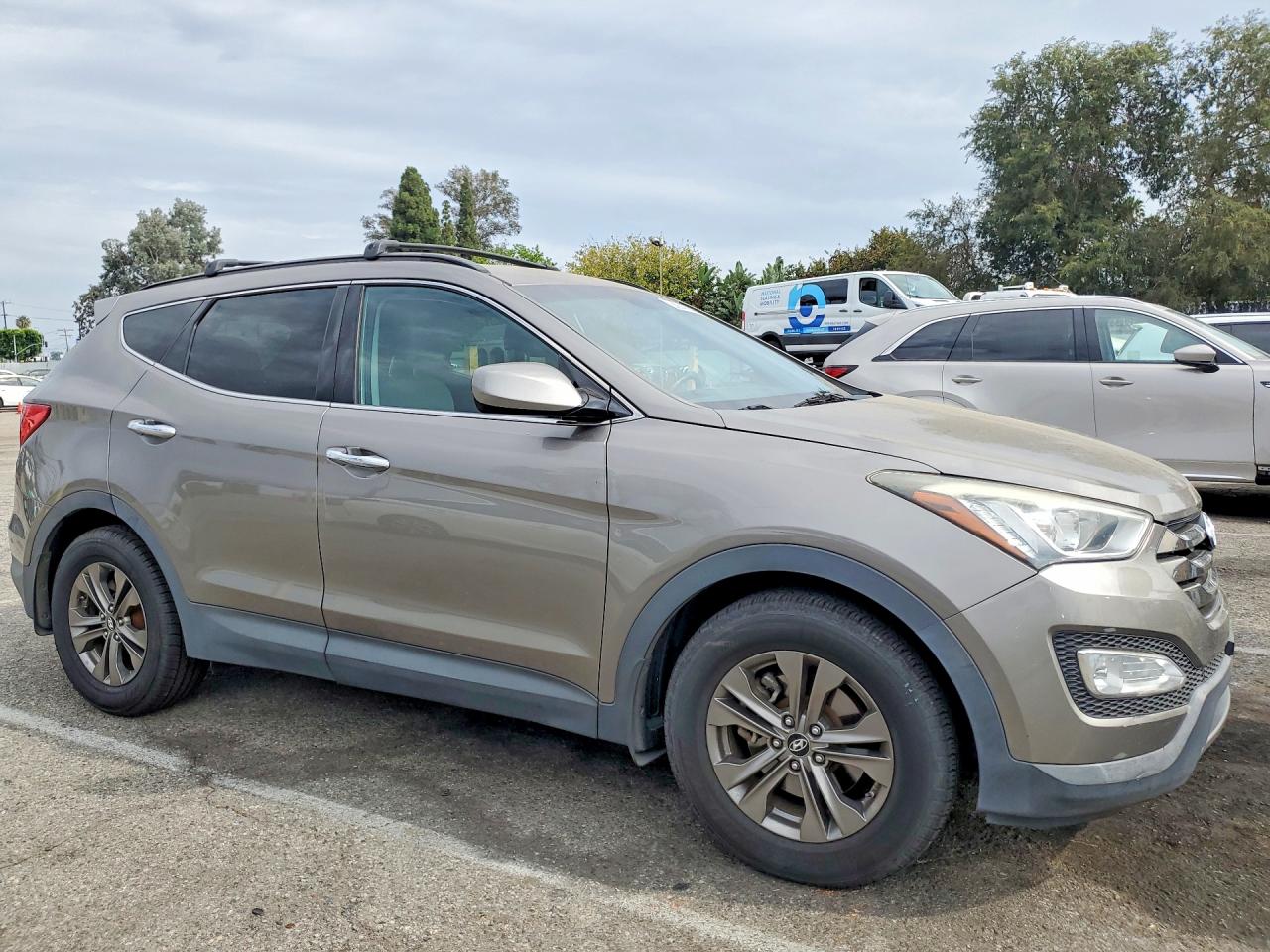 2014 Hyundai Santa Fe Sport 2.4l Gray vin: 5XYZU3LB3EG219174